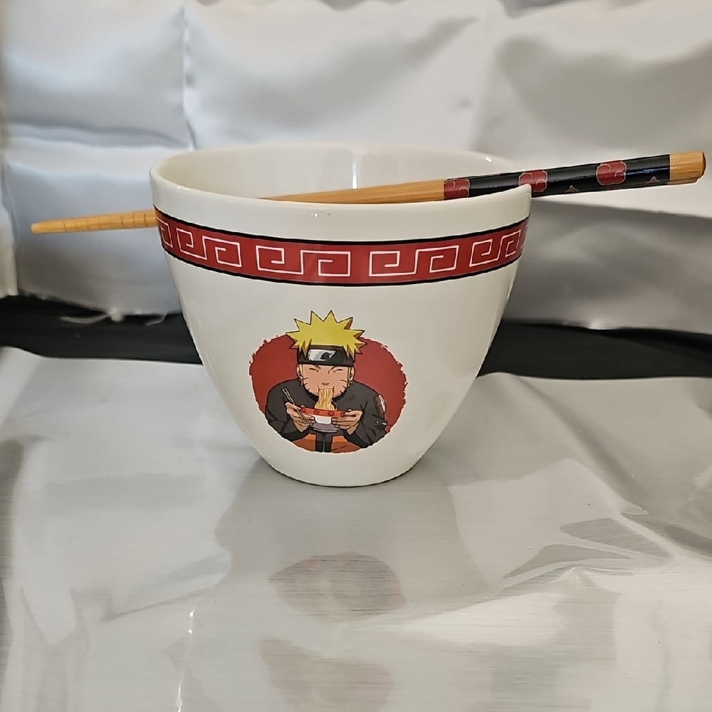 Naruto Ramen Bowl with Chopsticks